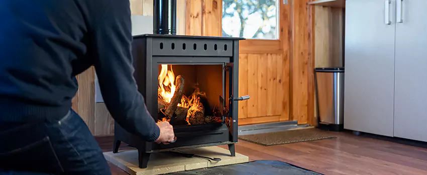 Open Hearth Wood Fireplace Installation in Frisco, TX